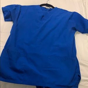 Cherokee Royal Blue Scrub Set